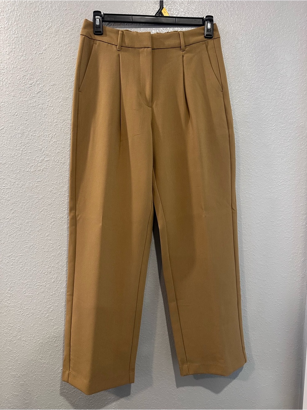 Old Navy Women’s Wide-Leg Trousers in Camel Tan